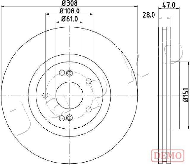 Japko 600703C - Kočioni disk www.molydon.hr