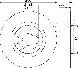 Japko 600702 - Kočioni disk www.molydon.hr