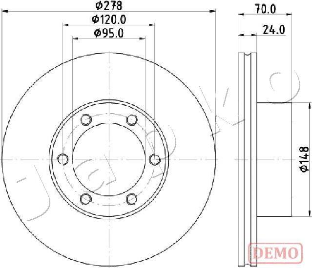 Japko 600715C - Kočioni disk www.molydon.hr