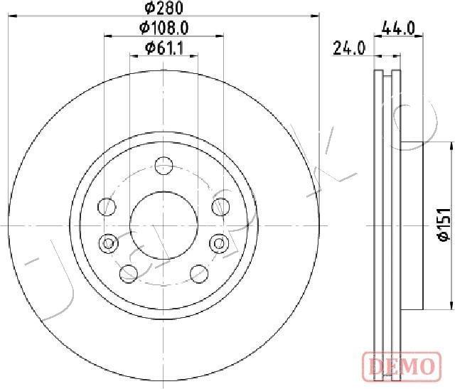 Japko 600716C - Kočioni disk www.molydon.hr