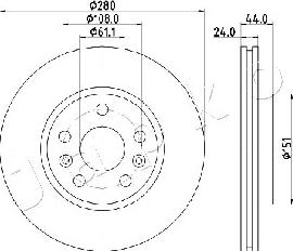 Japko 600716 - Kočioni disk www.molydon.hr