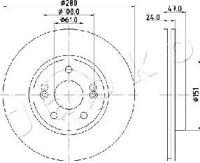 Japko 600711 - Kočioni disk www.molydon.hr