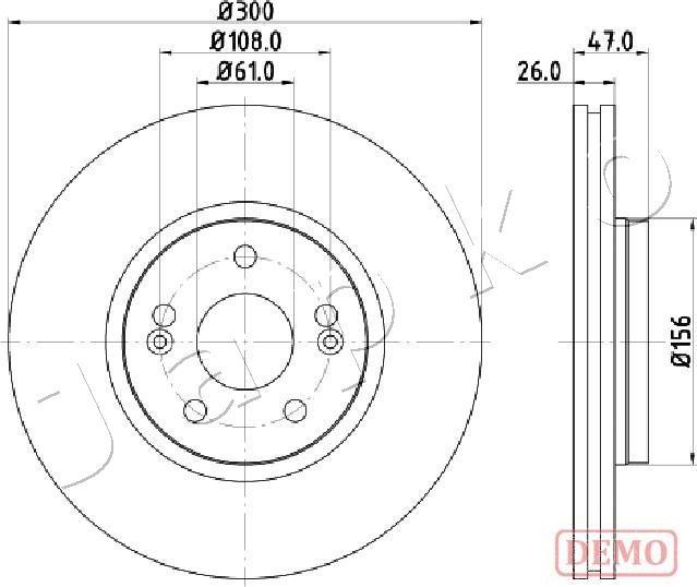 Japko 600712C - Kočioni disk www.molydon.hr