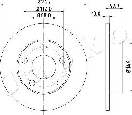 Japko 610905 - Kočioni disk www.molydon.hr