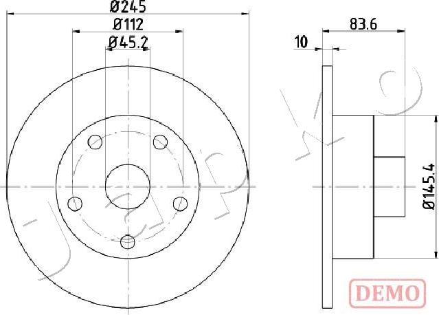 Japko 610906C - Kočioni disk www.molydon.hr