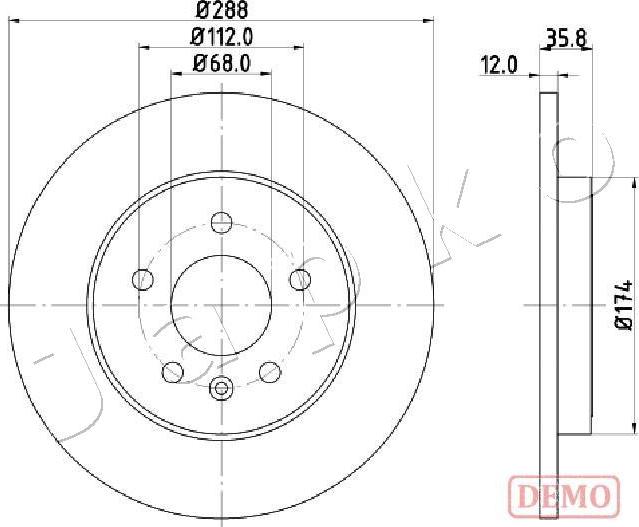 Japko 610908C - Kočioni disk www.molydon.hr