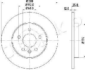 Japko 610908 - Kočioni disk www.molydon.hr