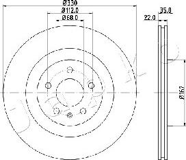 Japko 610911 - Kočioni disk www.molydon.hr