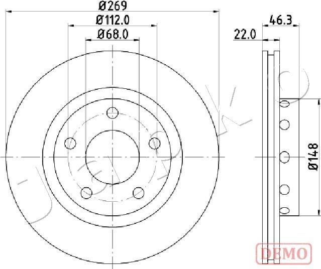 Japko 610913C - Kočioni disk www.molydon.hr