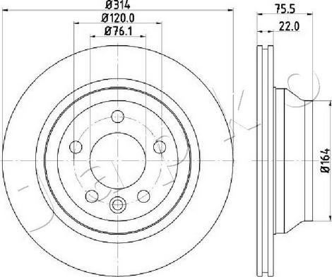 Japko 610934C - Kočioni disk www.molydon.hr