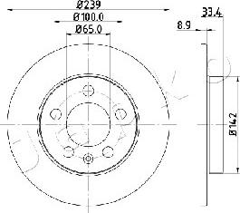 Japko 610933 - Kočioni disk www.molydon.hr