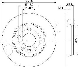 Japko 610926 - Kočioni disk www.molydon.hr