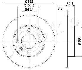 Japko 610921 - Kočioni disk www.molydon.hr