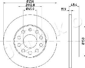 Japko 610928 - Kočioni disk www.molydon.hr