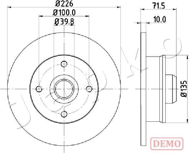 Japko 610922C - Kočioni disk www.molydon.hr