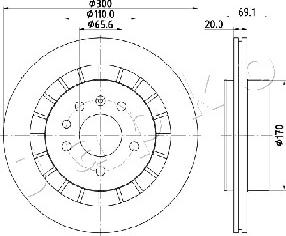 Japko 610409 - Kočioni disk www.molydon.hr