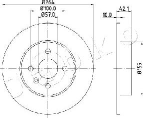 Japko 610407 - Kočioni disk www.molydon.hr