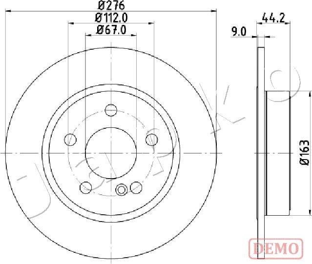 Japko 610502C - Kočioni disk www.molydon.hr