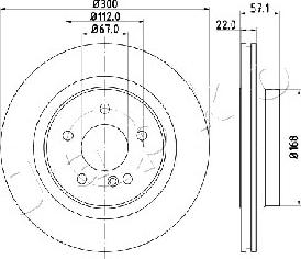 Japko 610510 - Kočioni disk www.molydon.hr