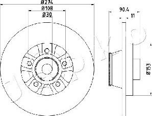 Japko 610511 - Kočioni disk www.molydon.hr