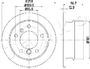 Japko 610518 - Kočioni disk www.molydon.hr