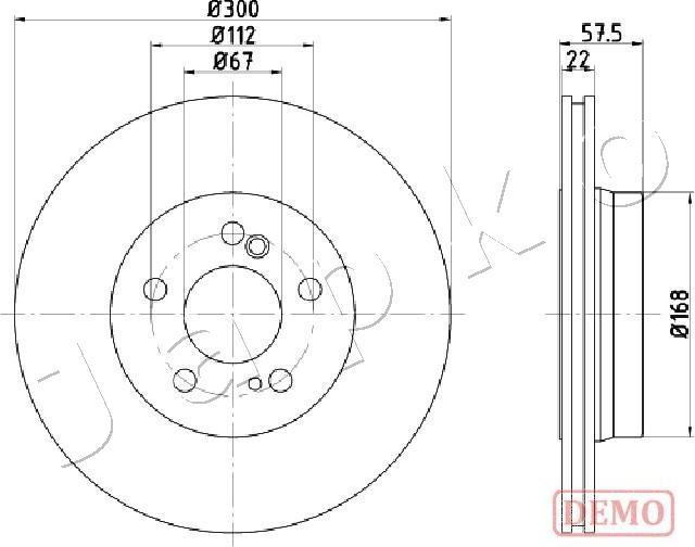 Japko 610517C - Kočioni disk www.molydon.hr