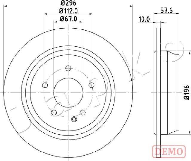 Japko 610532C - Kočioni disk www.molydon.hr