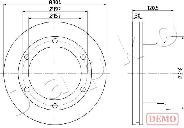 Japko 610529C - Kočioni disk www.molydon.hr