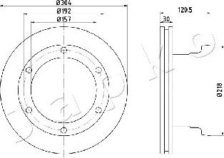 Japko 610529 - Kočioni disk www.molydon.hr