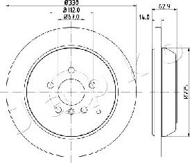 Japko 610524 - Kočioni disk www.molydon.hr