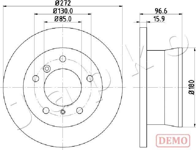 Japko 610526C - Kočioni disk www.molydon.hr