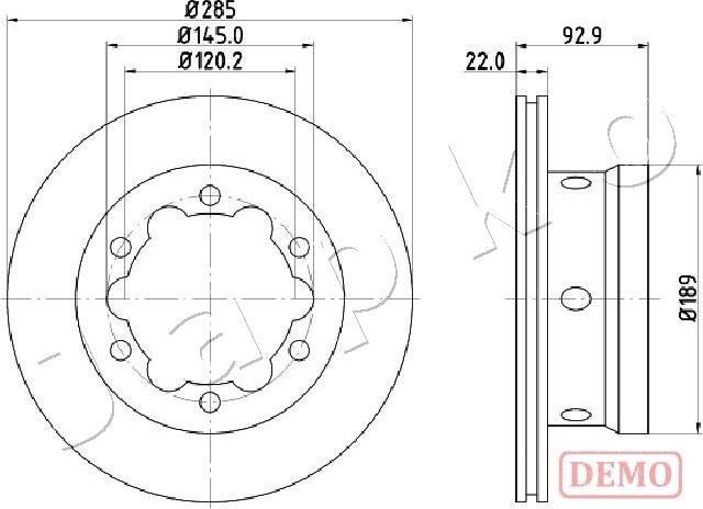 Japko 610528C - Kočioni disk www.molydon.hr