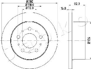 Japko 610609 - Kočioni disk www.molydon.hr