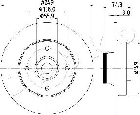 Japko 610607 - Kočioni disk www.molydon.hr