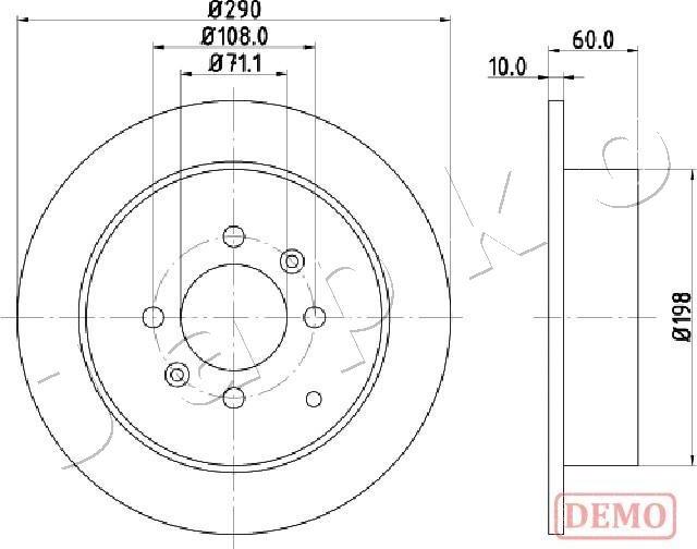 Japko 610616C - Kočioni disk www.molydon.hr