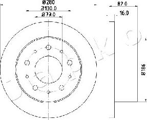 Japko 610611 - Kočioni disk www.molydon.hr