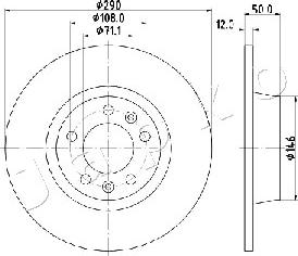 Japko 610617 - Kočioni disk www.molydon.hr