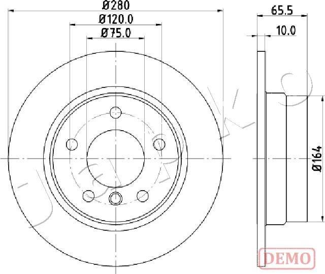 Japko 610100C - Kočioni disk www.molydon.hr