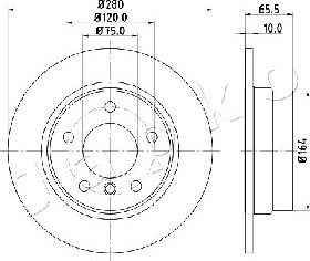 Japko 610100 - Kočioni disk www.molydon.hr