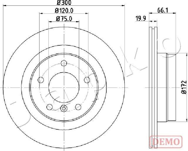 Japko 610101C - Kočioni disk www.molydon.hr