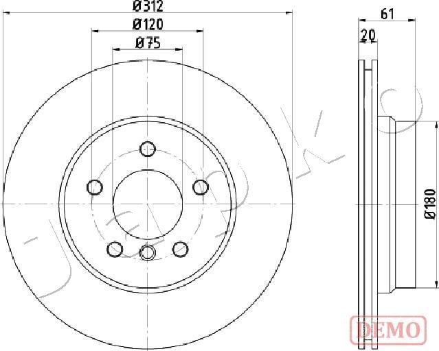 Japko 610108C - Kočioni disk www.molydon.hr