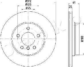 Japko 610108 - Kočioni disk www.molydon.hr