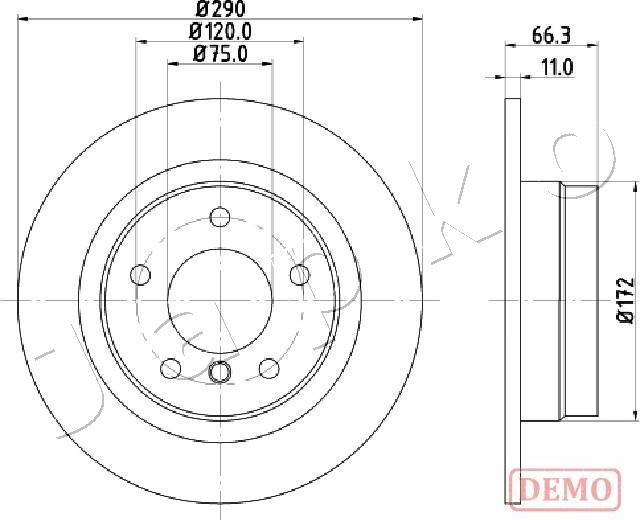 Japko 610103C - Kočioni disk www.molydon.hr