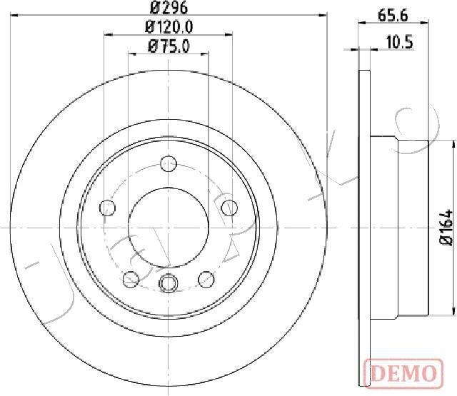 Japko 610102C - Kočioni disk www.molydon.hr