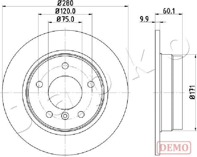 Japko 610107C - Kočioni disk www.molydon.hr