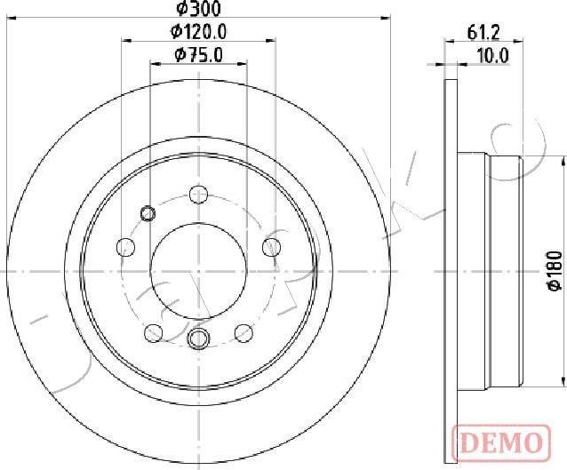 Japko 610119C - Kočioni disk www.molydon.hr