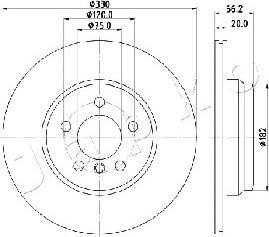 Japko 610115 - Kočioni disk www.molydon.hr