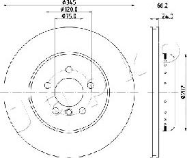 Japko 610113 - Kočioni disk www.molydon.hr