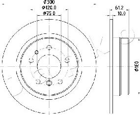 Japko 610117 - Kočioni disk www.molydon.hr