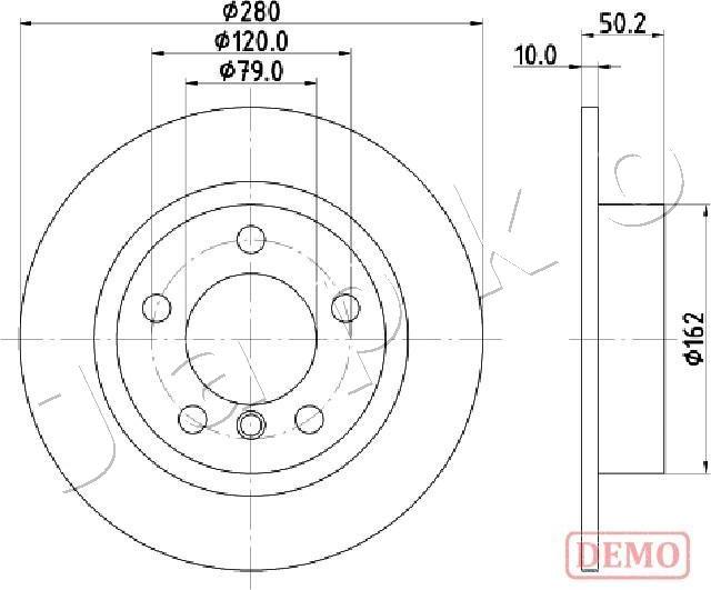 Japko 610134C - Kočioni disk www.molydon.hr